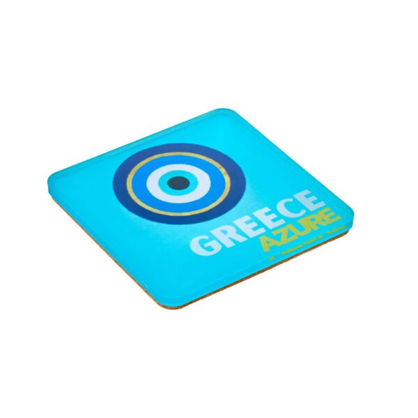 Acrylic Bon Voyage Coaster, Greece