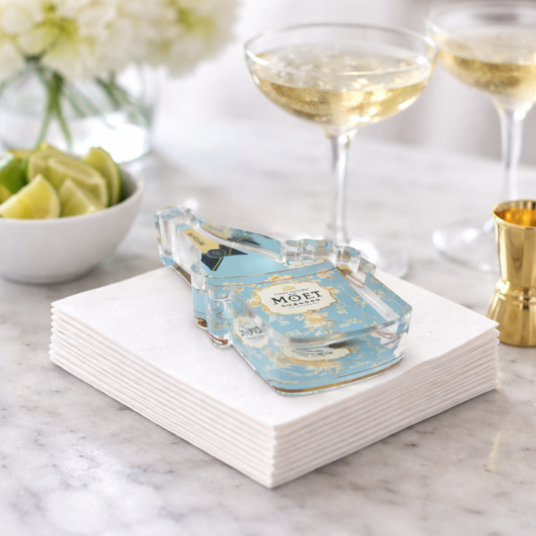 Acrylic Napkin Weight, Ice Bucket