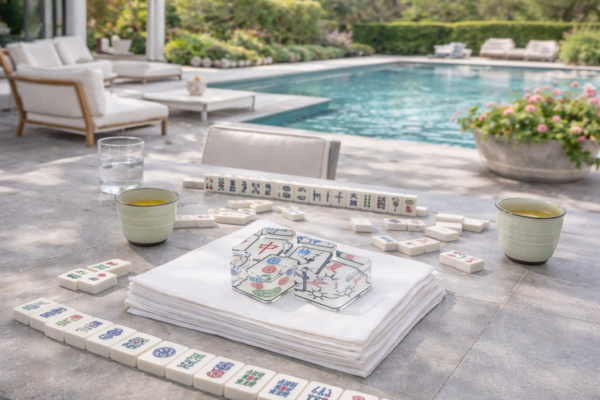 Acrylic Napkin Weight, Mahjong 2