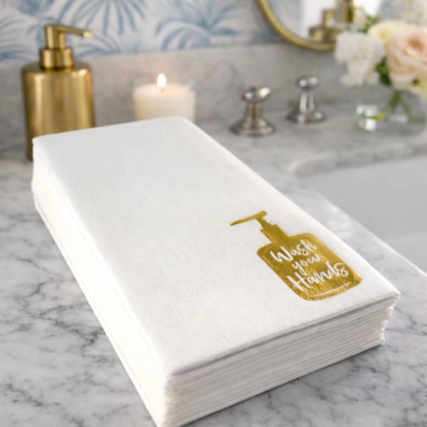 Guest Towel Napkins, Wash Your Hands