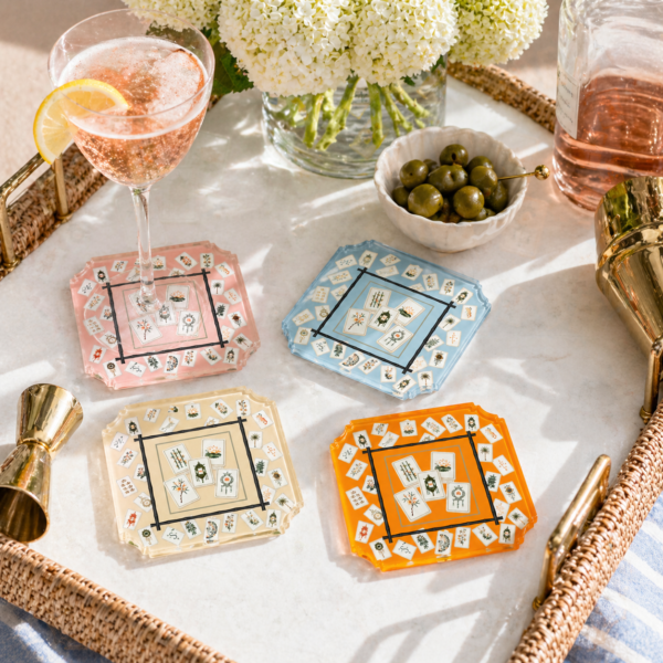 Boxed Coaster Set, Bamboo