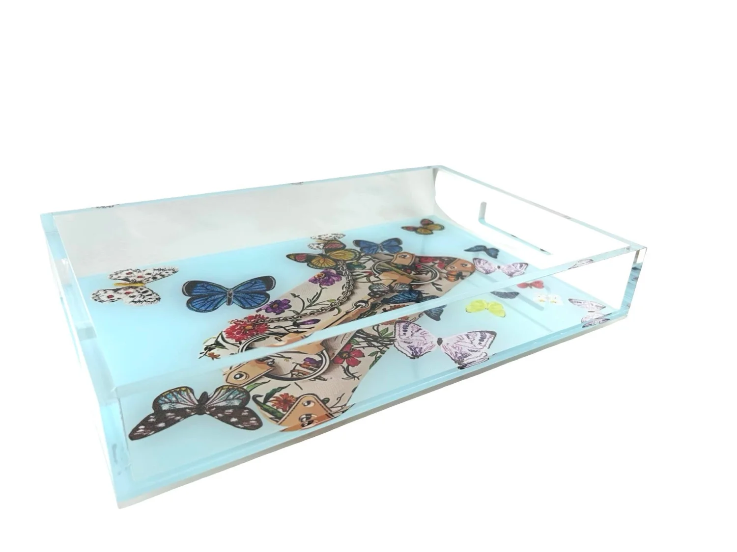 Acrylic Vanity Tray, Take Flight – Maven Home Acrylic Vanity Tray, Take Flight - 3