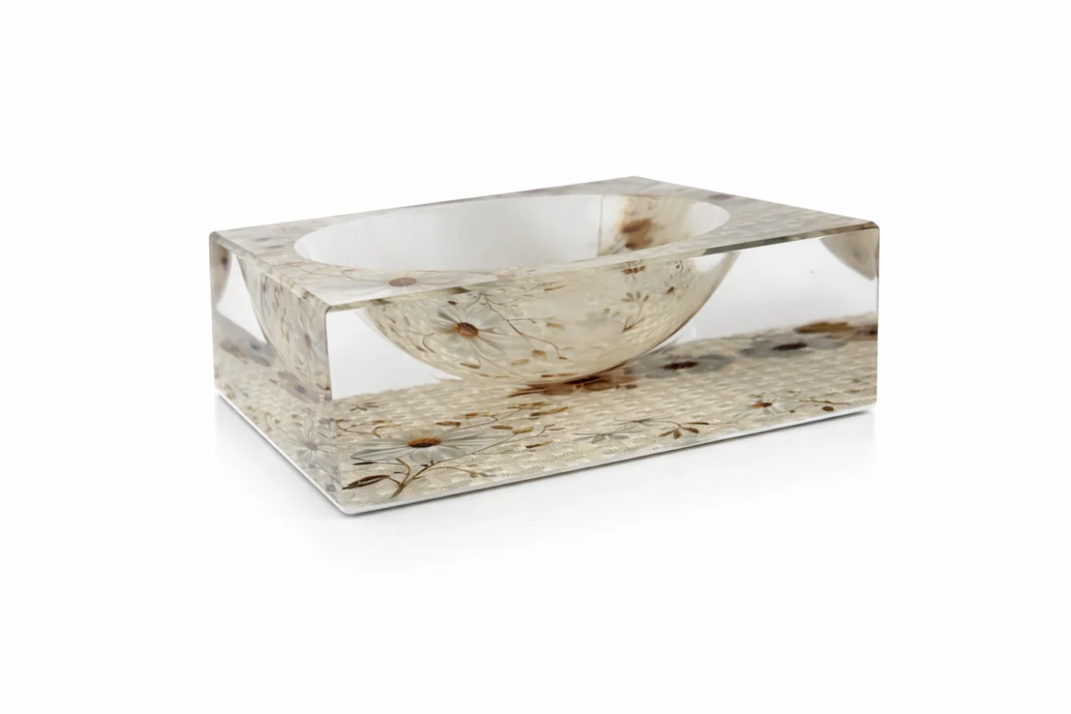 Petit Acrylic Bowl, Fleur – Maven Home Petit Acrylic Bowl, Fleur - 5