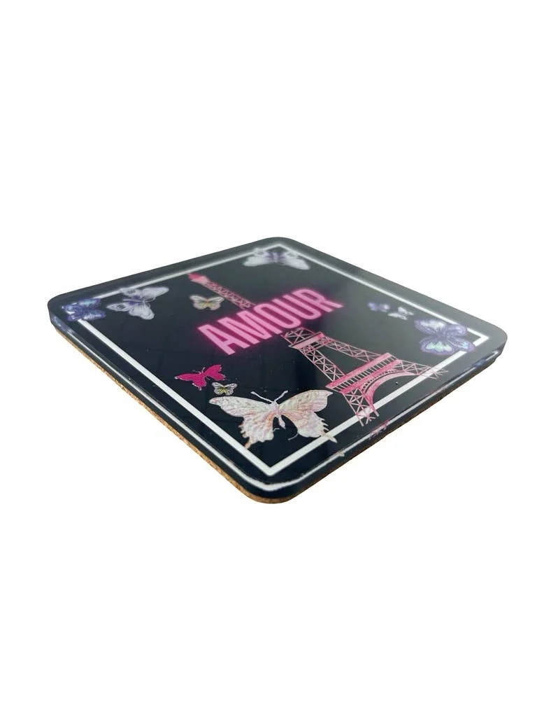 Acrylic Love Coaster, Amour Paris – Maven Home Acrylic Love Coaster, Amour Paris - 6
