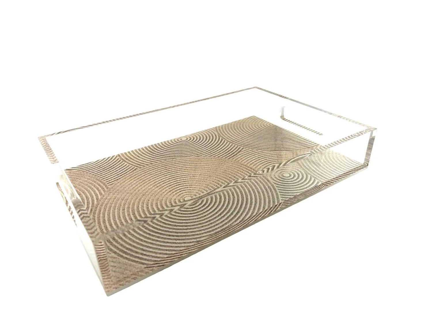Acrylic Vanity Tray, Spiral – Maven Home Acrylic Vanity Tray, Spiral - 4