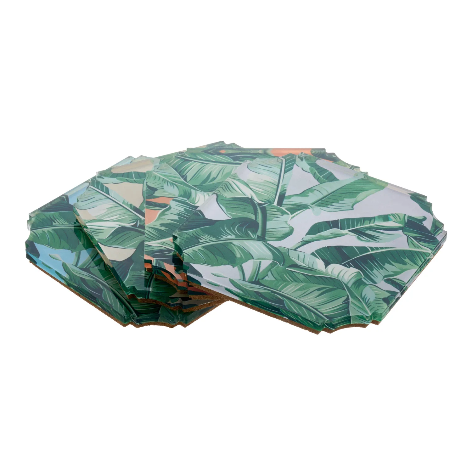 Boxed Coaster Set, Tropical – Maven Home Boxed Coaster Set, Tropical - 3