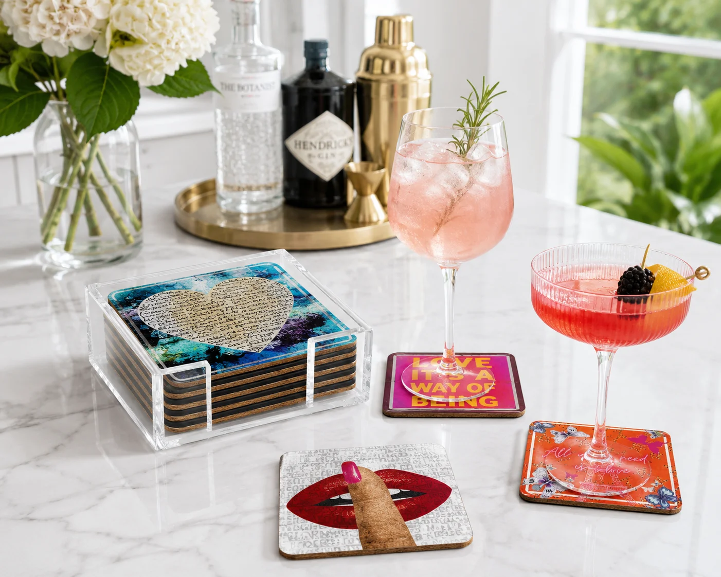 Acrylic Love Coaster, All You Need – Maven Home Acrylic Love Coaster, All You Need - 2