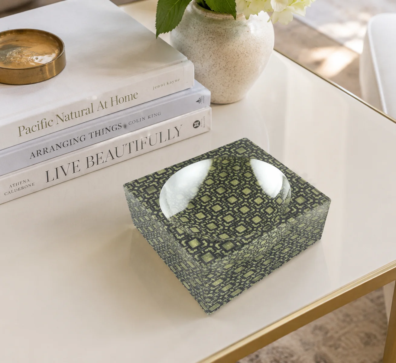 Acrylic Bowl, Aura Lattice – Maven Home Acrylic Bowl, Aura Lattice - 6
