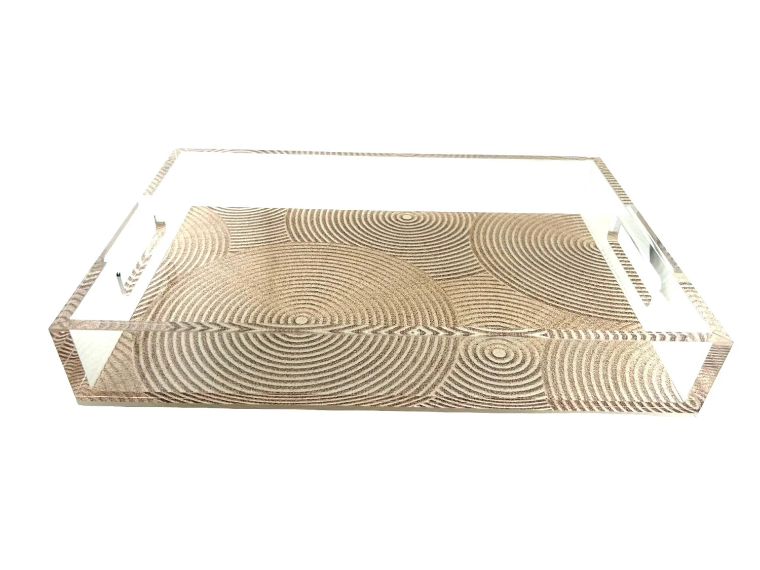 Acrylic Vanity Tray, Spiral – Maven Home Acrylic Vanity Tray, Spiral - 2