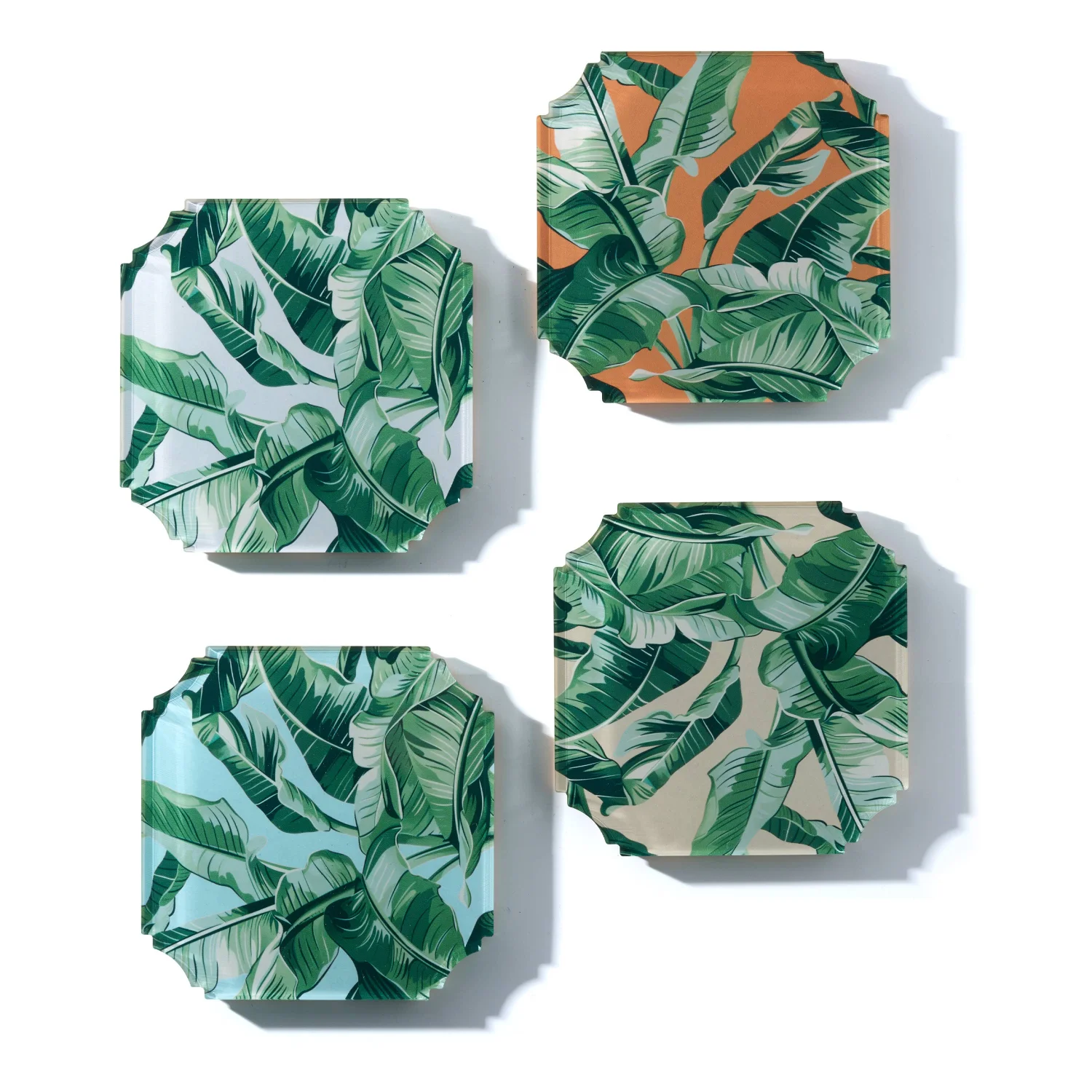 Boxed Coaster Set, Tropical – Maven Home Boxed Coaster Set, Tropical - 2