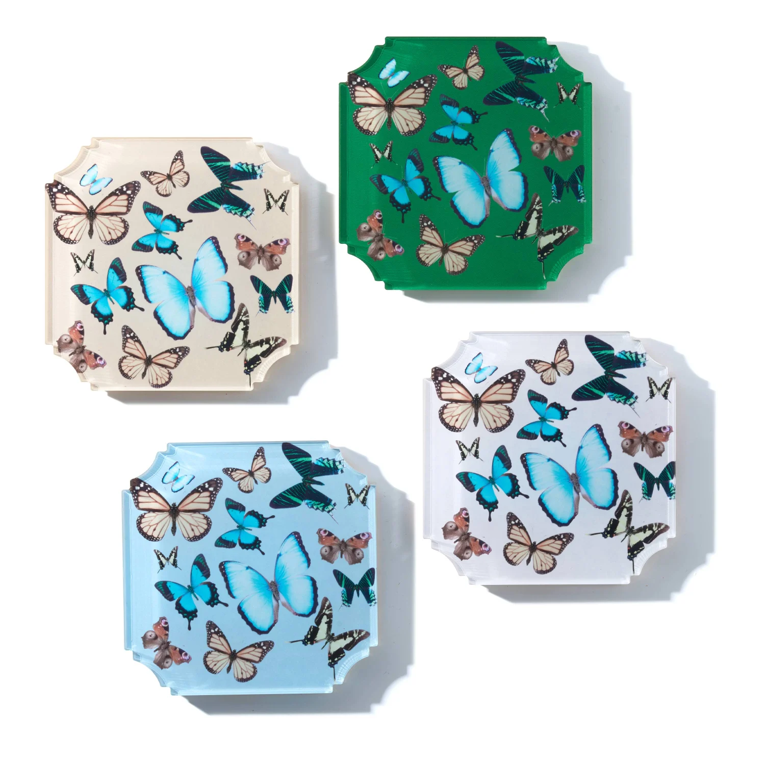 Boxed Coaster Set, Butterfly – Maven Home Boxed Coaster Set, Butterfly - 2