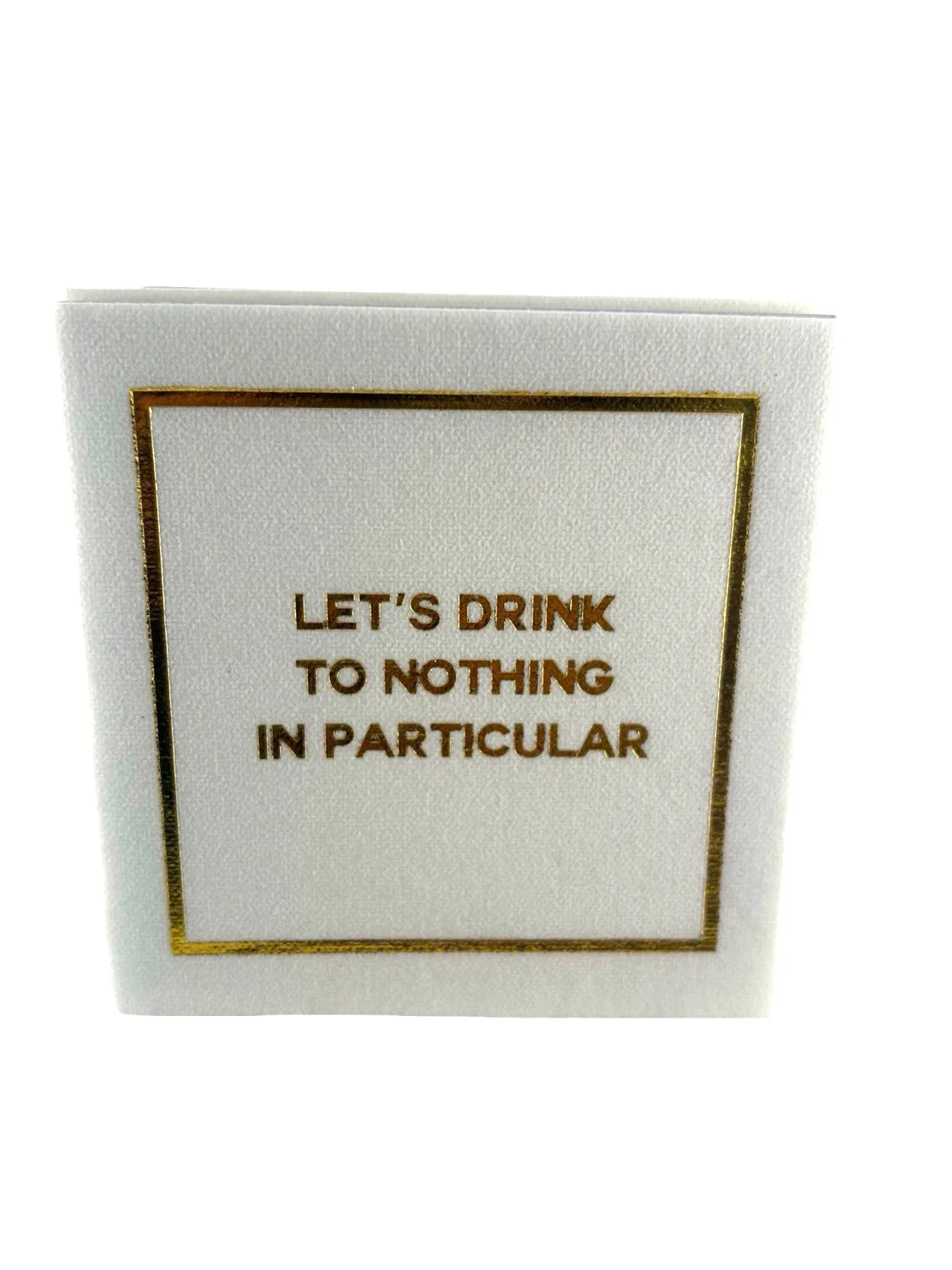 Linen-Feel Cocktail Napkins, Let's Drink – Maven Home Linen-Feel Cocktail Napkins, Let's Drink - 4