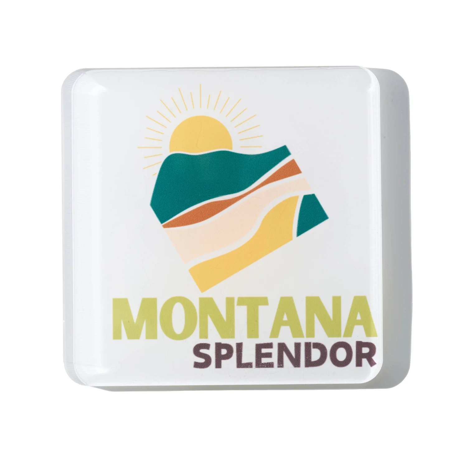 Acrylic Bon Voyage Coaster, Montana – Maven Home Acrylic Bon Voyage Coaster, Montana - 4