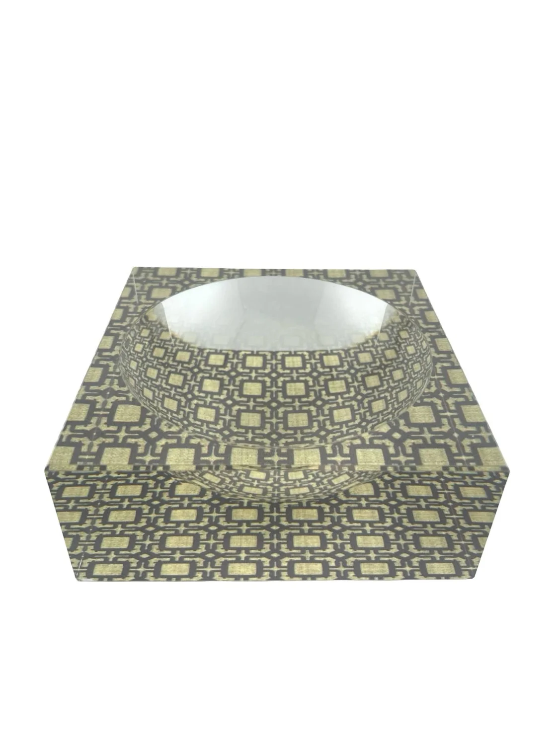 Acrylic Bowl, Aura Lattice – Maven Home Acrylic Bowl, Aura Lattice - 4