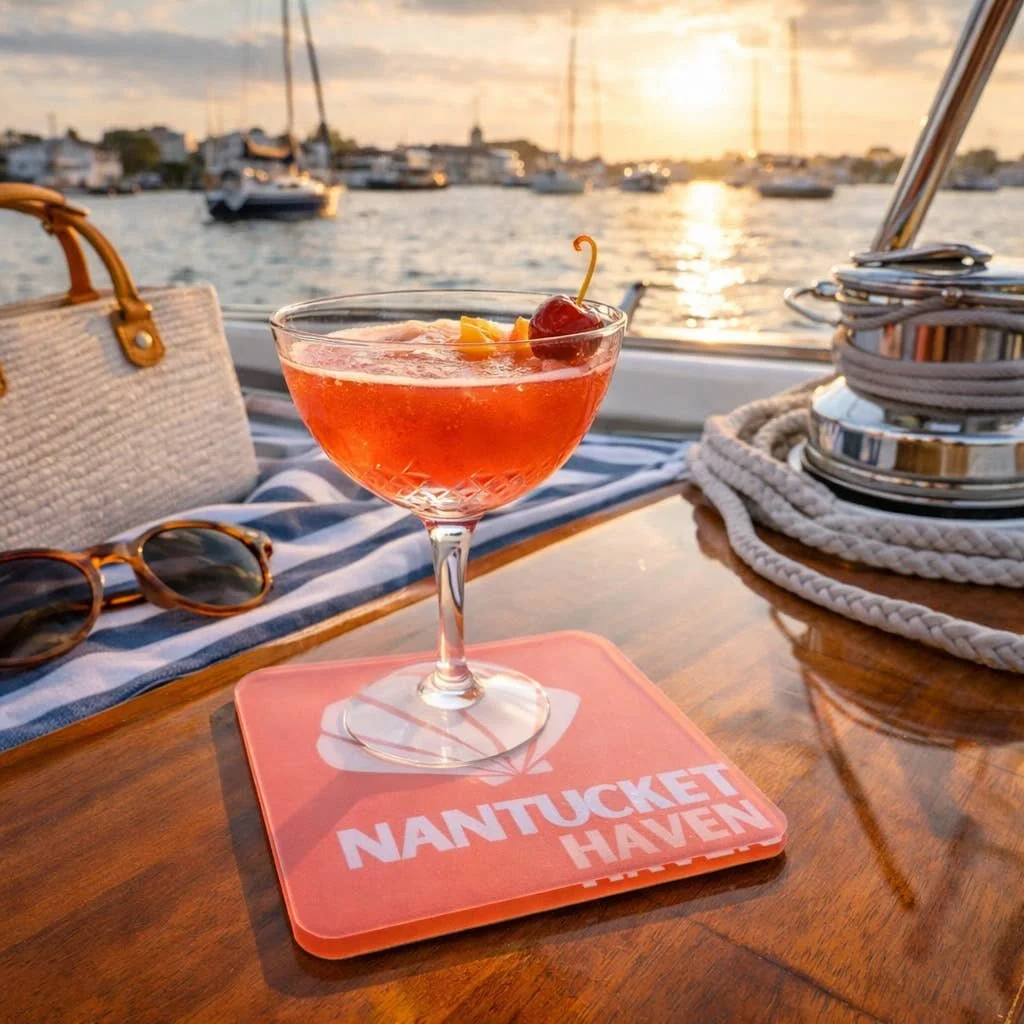 Acrylic Bon Voyage Coaster, Nantucket – Maven Home Acrylic Bon Voyage Coaster, Nantucket - 3