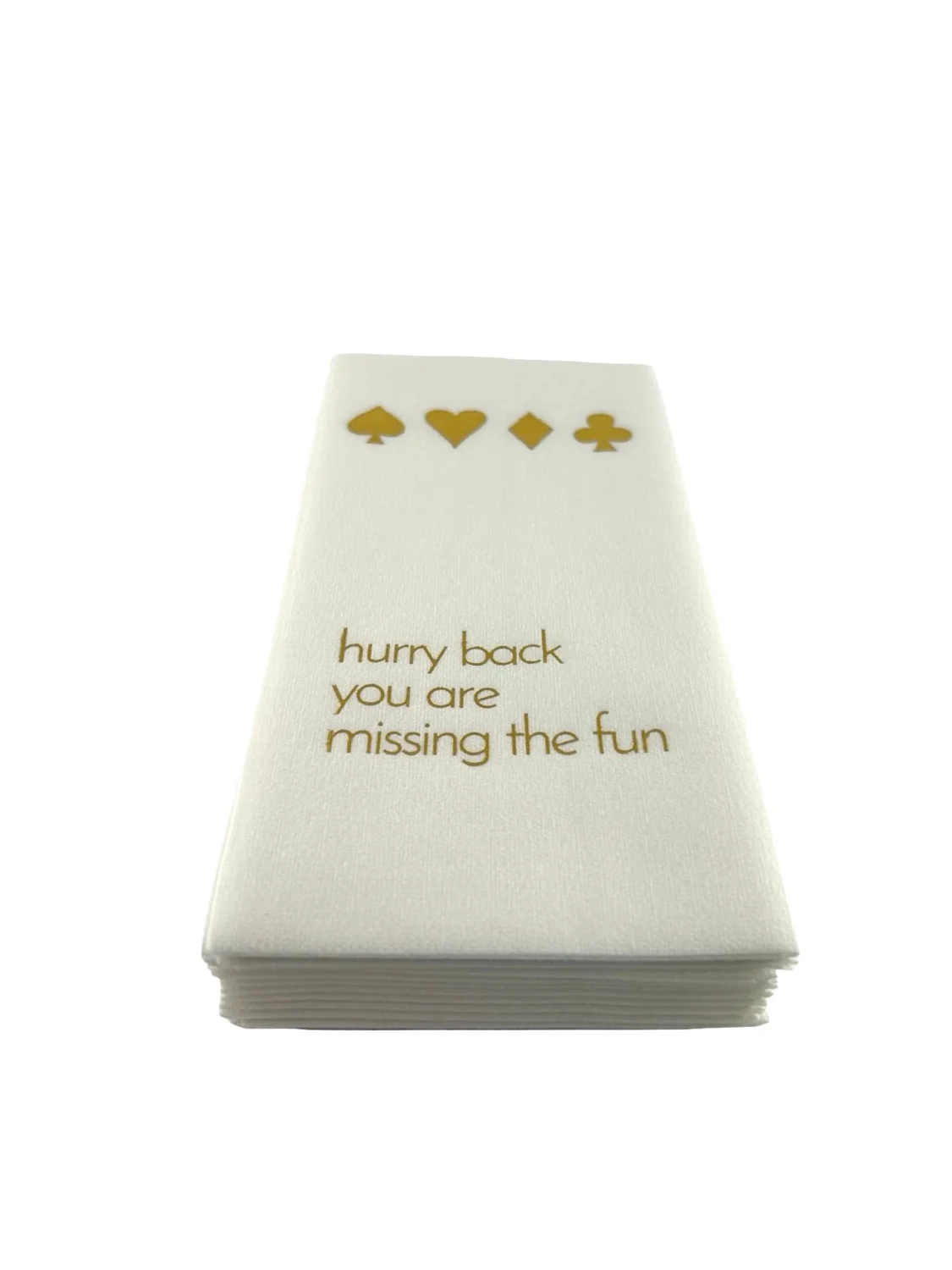 Guest Towel Napkins, Hurry Back Card Game – Maven Home Guest Towel Napkins, Hurry Back Card Game - 5