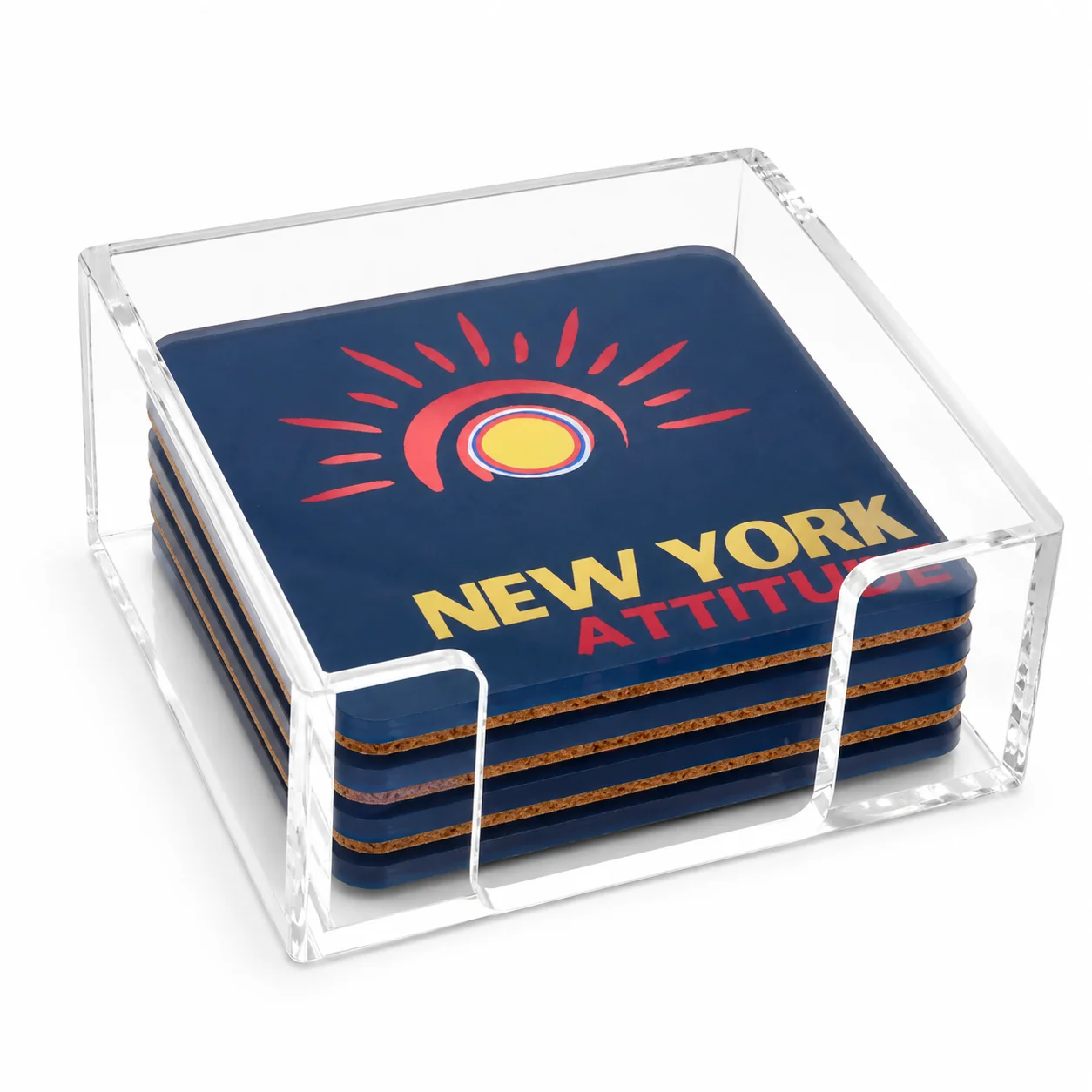 Acrylic Coaster, New York – Maven Home Acrylic Coaster, New York