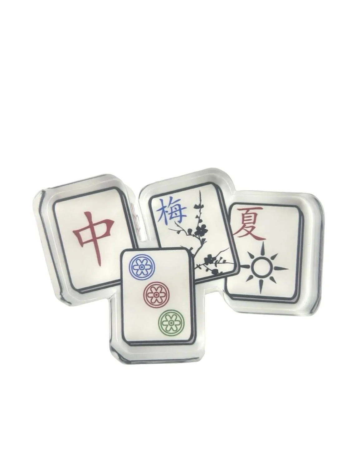 Acrylic Napkin Weight, Mahjong – Maven Home Acrylic Napkin Weight, Mahjong - 4