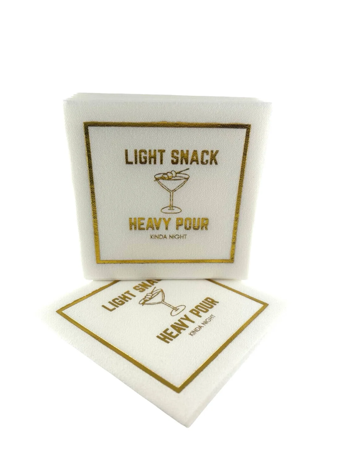Linen-Feel Cocktail Napkins, Light Snack – Maven Home Linen-Feel Cocktail Napkins, Light Snack - 5