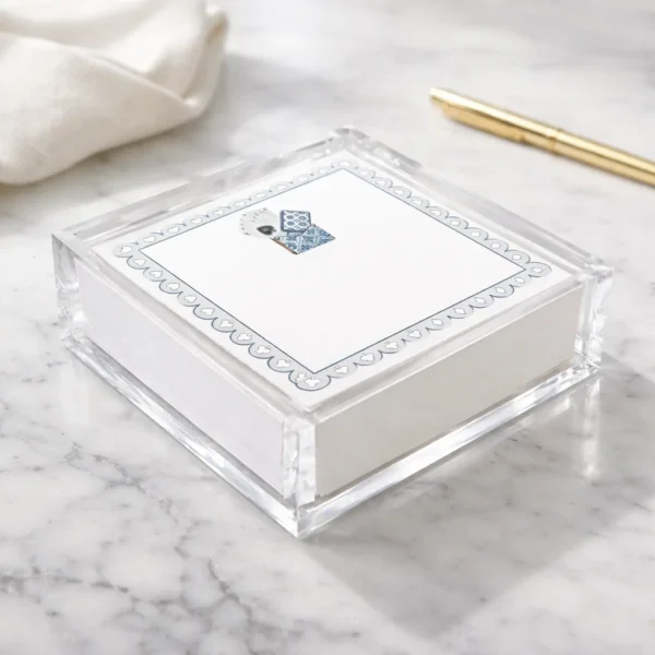 Paper in Acrylic Holder, Card Game