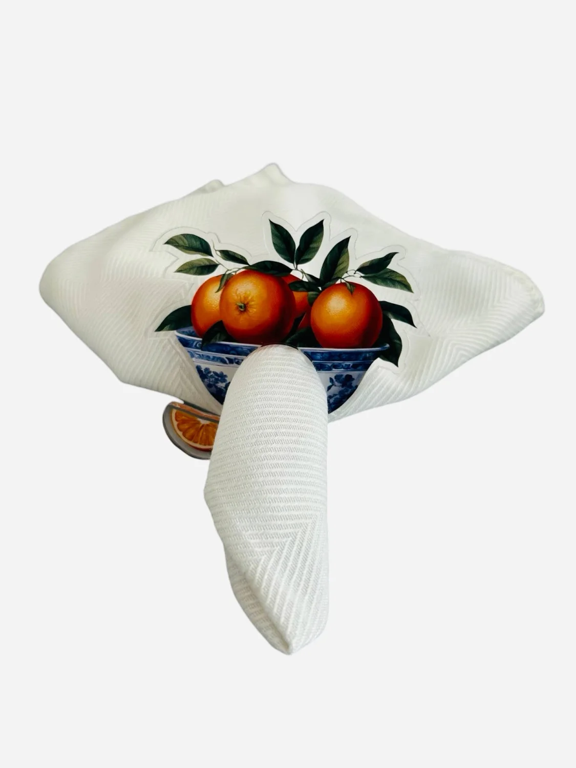 Acrylic Napkin Ring, Mandarin Set of 4 – Maven Home Acrylic Napkin Ring, Mandarin Set of 4 - 4
