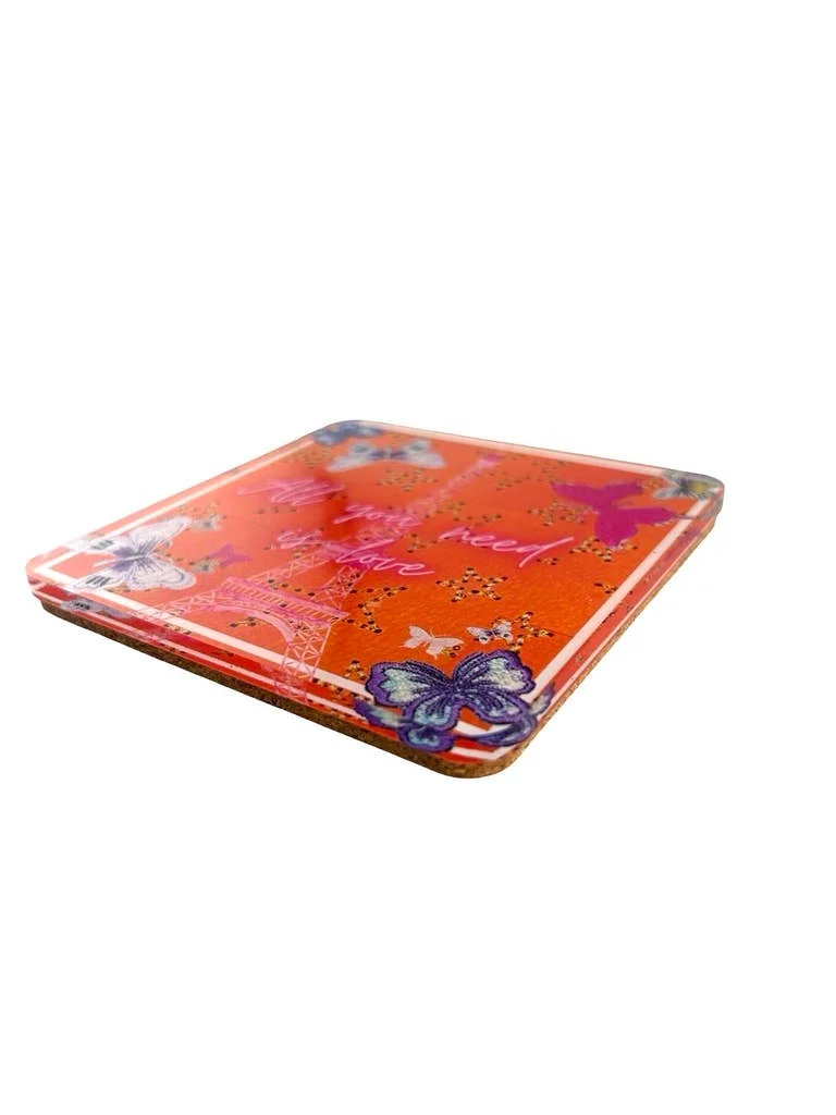 Acrylic Love Coaster, All You Need – Maven Home Acrylic Love Coaster, All You Need - 5