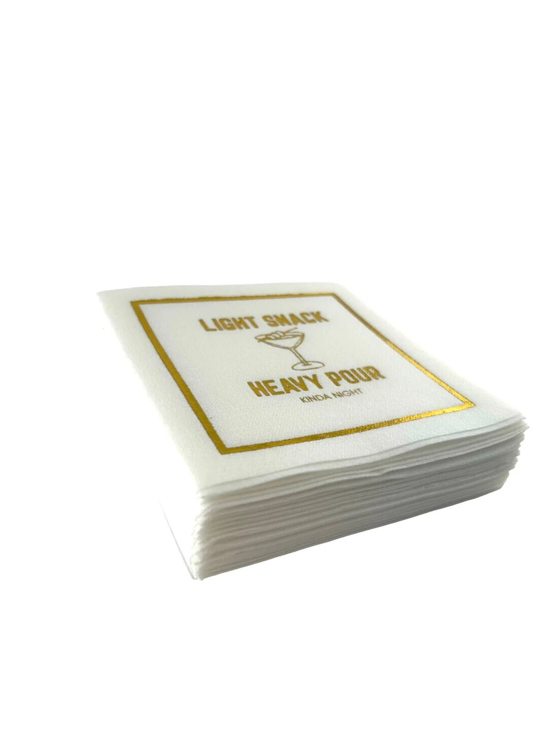 Linen-Feel Cocktail Napkins, Light Snack – Maven Home Linen-Feel Cocktail Napkins, Light Snack - 3