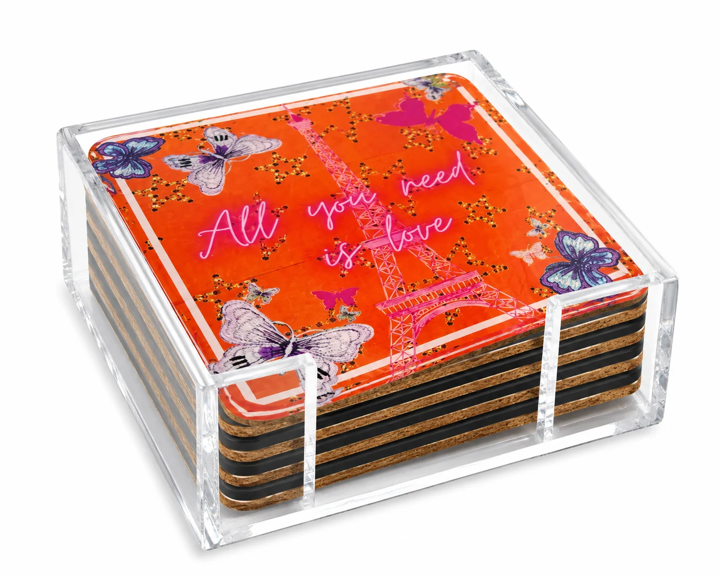 Acrylic Love Coaster, All You Need – Maven Home Acrylic Love Coaster, All You Need