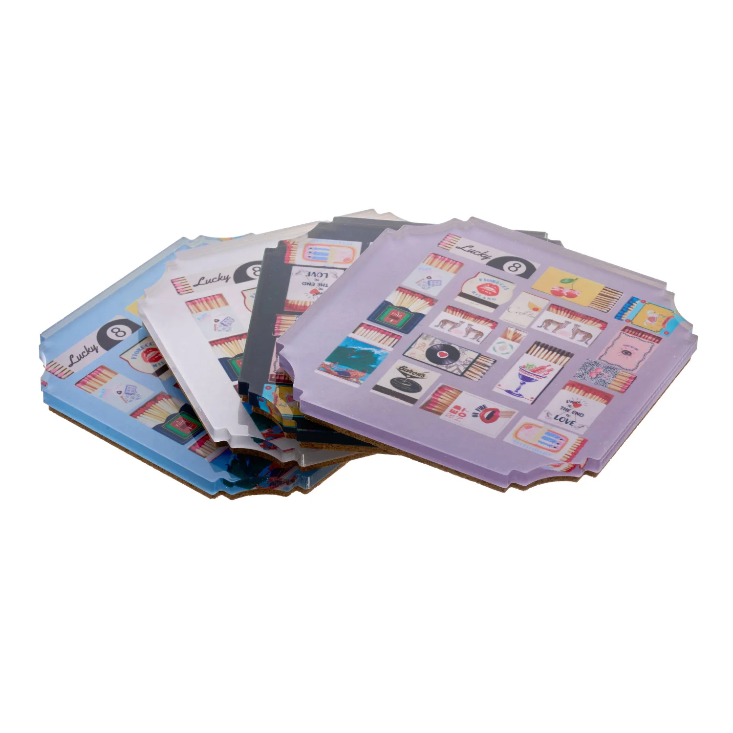 Boxed Coaster Set, Match Boxes – Maven Home Boxed Coaster Set, Match Boxes - 2