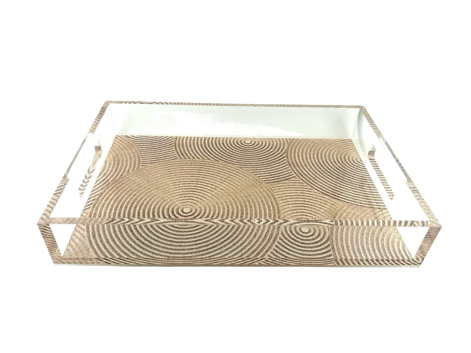 Acrylic Vanity Tray, Spiral – Maven Home Acrylic Vanity Tray, Spiral - 3