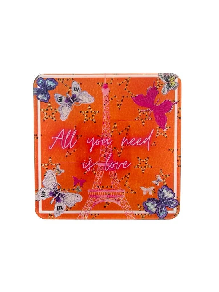 Acrylic Love Coaster, All You Need – Maven Home Acrylic Love Coaster, All You Need - 4